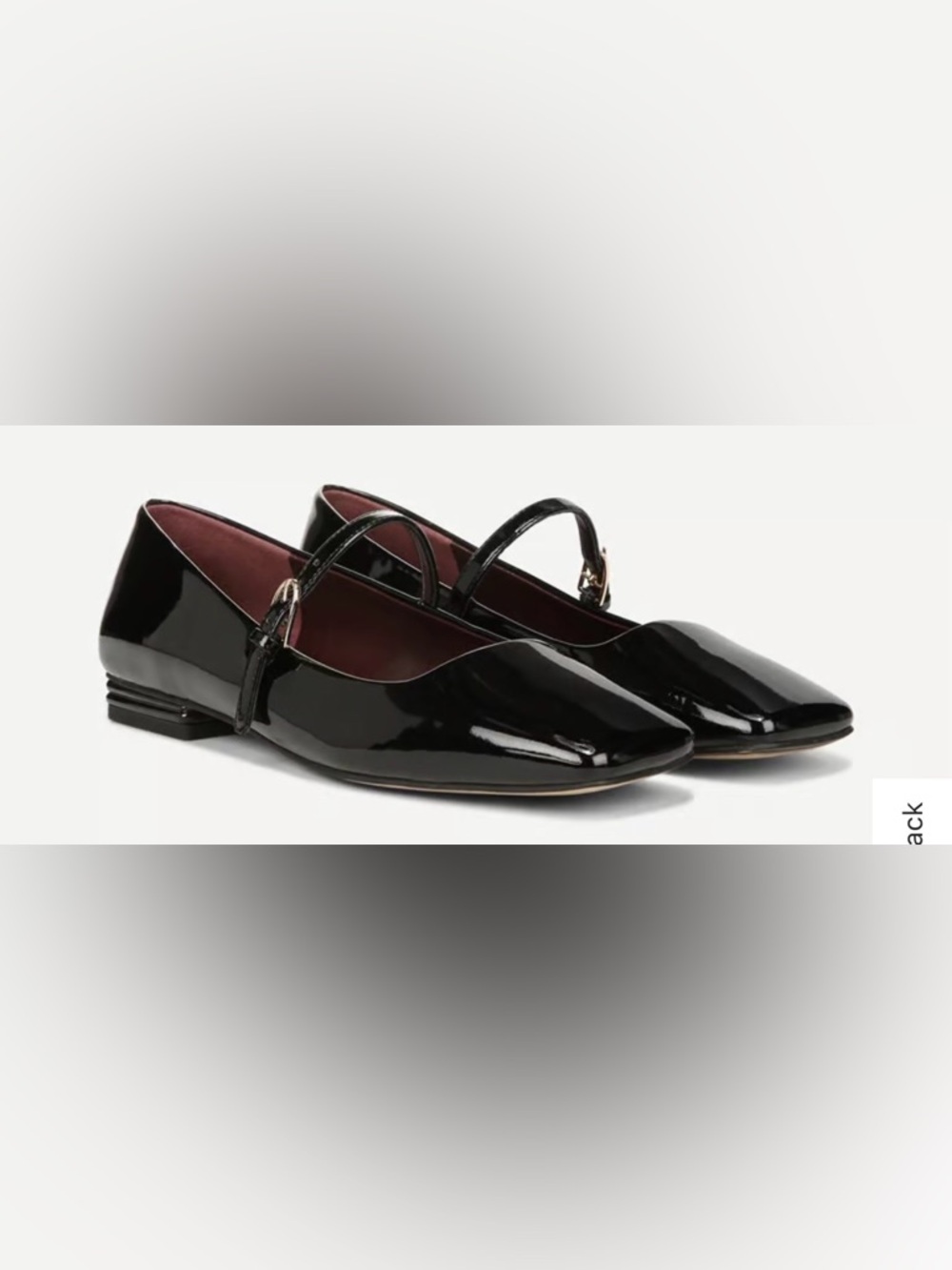 Franco Sarto Women’s Shoes Franco Tinsley Mary Jane Flats Black Faux Leather 6